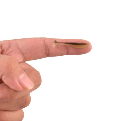 Makšķerēšanas 3cm 4cm 5cm 6cm 7cm PVC mikromīkstie makšķerēšanas mānekļi 10gab