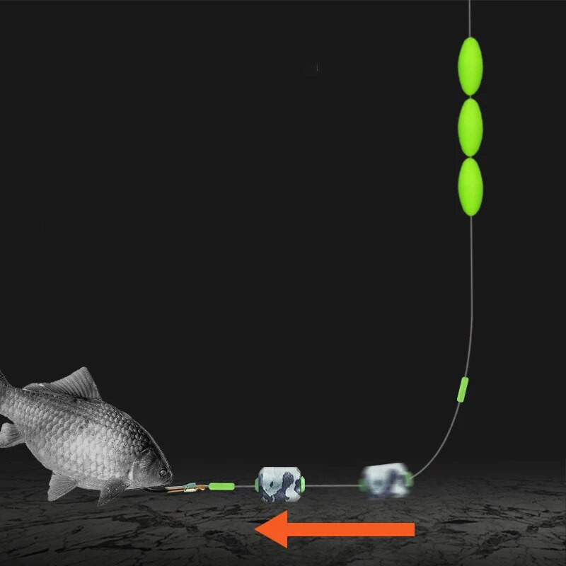 Õngenööride komplekt Süsinikust terasest õngenööri konksud püügiplii korgiga ujukiga Kalakarpkala kalastustarvete tarvikud