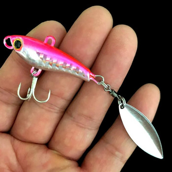 Hot Sale 10/15/22/35g 3D Eyes Metal Vib Blade Lure Sinking Vibration Baits Artificial Vibe for Bass Pike Perch Fishing 5 Χρώματα