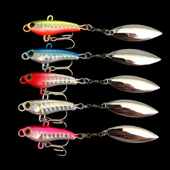 Hot Sale 10/15/22/35g 3D Eyes Metal Vib Blade Lure Sinking Vibration Baits Artificial Vibe for Bass Pike Perch Fishing 5 Χρώματα