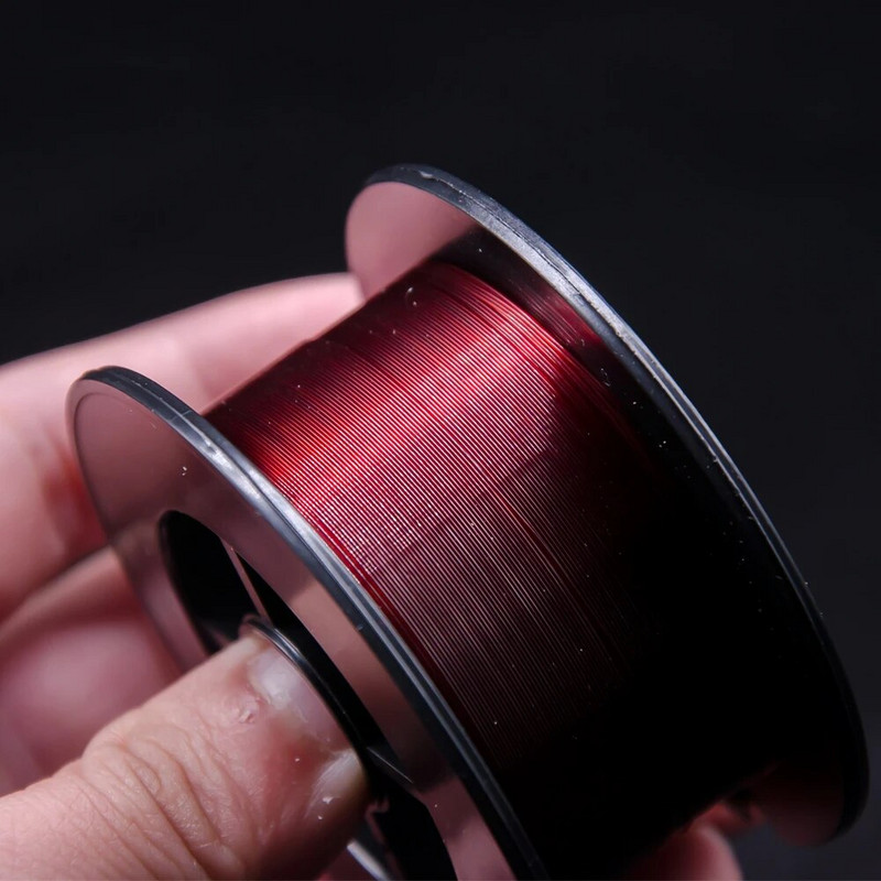 200 m Fluorocarbon pārklājuma makšķerēšanas aukla 0.4#-10# Balta, zaļa, brūna, nodilumizturīga, stiepjama grimstoša oglekļa makšķerēšanas aukla