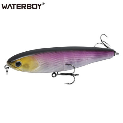 WATERBOY 8.5cm 9.5cm 12.8cm Zīmuļu makšķerēšanas ēsma Hard Artificial Lure StickBait New Arrive Fish Lure Factory Vobleris Pesca