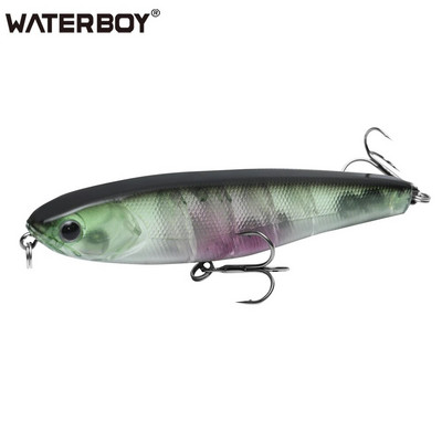 WATERBOY 8.5cm 9.5cm 12.8cm Zīmuļu makšķerēšanas ēsma Hard Artificial Lure StickBait New Arrive Fish Lure Factory Vobleris Pesca