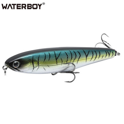 WATERBOY 8.5cm 9.5cm 12.8cm Zīmuļu makšķerēšanas ēsma Hard Artificial Lure StickBait New Arrive Fish Lure Factory Vobleris Pesca