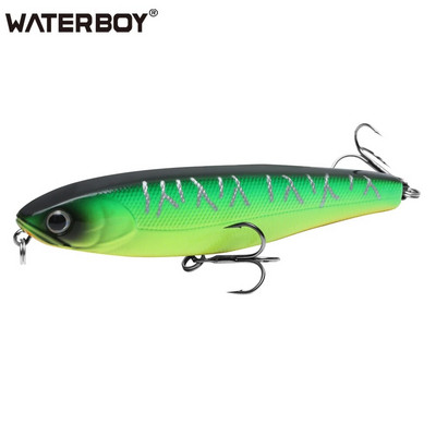 WATERBOY 8.5cm 9.5cm 12.8cm Zīmuļu makšķerēšanas ēsma Hard Artificial Lure StickBait New Arrive Fish Lure Factory Vobleris Pesca