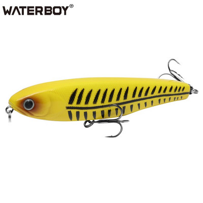 WATERBOY 8.5cm 9.5cm 12.8cm Zīmuļu makšķerēšanas ēsma Hard Artificial Lure StickBait New Arrive Fish Lure Factory Vobleris Pesca