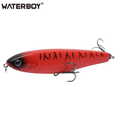 WATERBOY 8.5cm 9.5cm 12.8cm Zīmuļu makšķerēšanas ēsma Hard Artificial Lure StickBait New Arrive Fish Lure Factory Vobleris Pesca