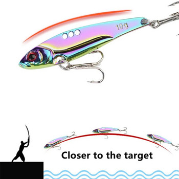 1 τμχ Metal All Water Layer Long Throw Colorful Vibration VIB Sequin FishingArtificial Bass Bait Special Bait for Tremor Bait