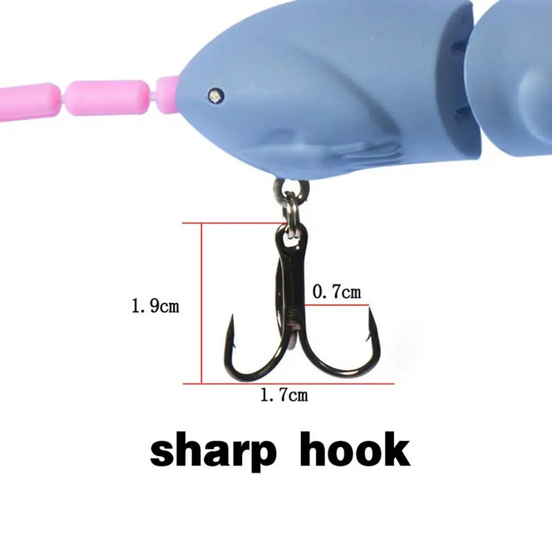 15,5cm Mouse Lure Τεχνητό Πλαστικό ποντίκι Fishing Lure Swimbait Rat Pike Bass Minnow Floatingbaits Αξεσουάρ ειδών ψαρέματος