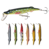 Vobleri Jerkbait 6 krāsas 8.5cm 6.2g Hard Bait Small Minnow Crank Makšķerēšanas mānekļi Bass Fresh Salt Water Tackle Grimšanas māneklis Mini