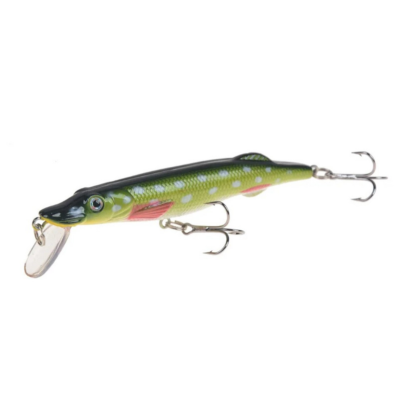Vobleri Jerkbait 6 krāsas 8.5cm 6.2g Hard Bait Small Minnow Crank Makšķerēšanas mānekļi Bass Fresh Salt Water Tackle Grimšanas māneklis Mini