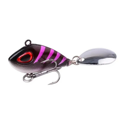Naujas metalinis mini VIB su šaukštu žvejybos masalas 6g10g17g25g žūklės reikmenų kaištis Crankbait vibracinis suktukas nuskendęs masalas