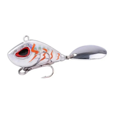 Naujas metalinis mini VIB su šaukštu žvejybos masalas 6g10g17g25g žūklės reikmenų kaištis Crankbait vibracinis suktukas nuskendęs masalas