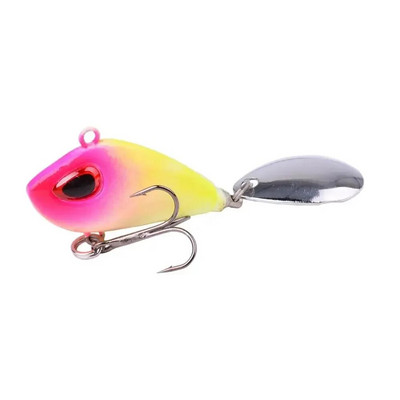 Naujas metalinis mini VIB su šaukštu žvejybos masalas 6g10g17g25g žūklės reikmenų kaištis Crankbait vibracinis suktukas nuskendęs masalas