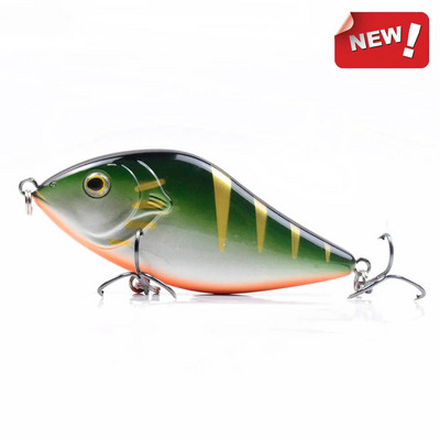 ZWICKE 14,5/45G Slow Sinking Jerkbait Fishing Lure Slider Swim Action Hard Body Jerk Bait for Pike Musky Fishing Fishing Tackle