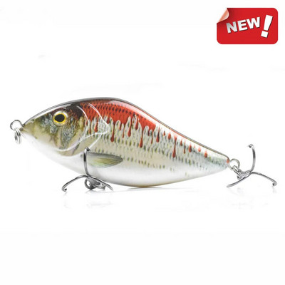 ZWICKE 14,5/45G Slow Sinking Jerkbait Fishing Lure Slider Swim Action Hard Body Jerk Bait for Pike Musky Fishing Fishing Tackle