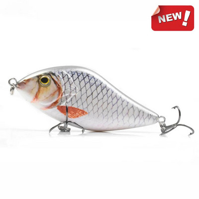 ZWICKE 14,5/45G Slow Sinking Jerkbait Fishing Lure Slider Swim Action Hard Body Jerk Bait for Pike Musky Fishing Fishing Tackle