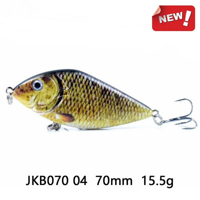 ZWICKE 14,5/45G Slow Sinking Jerkbait Fishing Lure Slider Swim Action Hard Body Jerk Bait for Pike Musky Fishing Fishing Tackle