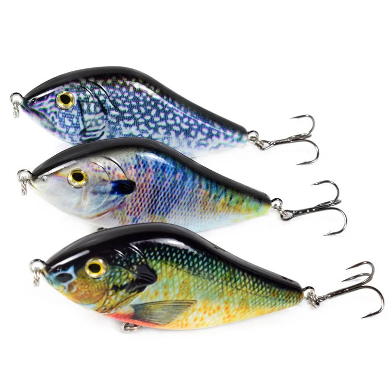 ZWICKE 14,5/45G Slow Sinking Jerkbait Fishing Lure Slider Swim Action Hard Body Jerk Bait for Pike Musky Fishing Fishing Tackle