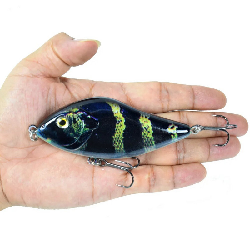ZWICKE 14,5/45G Slow Sinking Jerkbait Fishing Lure Slider Swim Action Hard Body Jerk Bait for Pike Musky Fishing Fishing Tackle