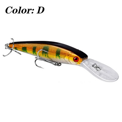 1kom plutajući vobleri, mamci za pecanje, 12,5 cm, 13,5 g, jerkbait za dubinsko ronjenje, umjetni, tvrdi mamac za lov na bas štuku