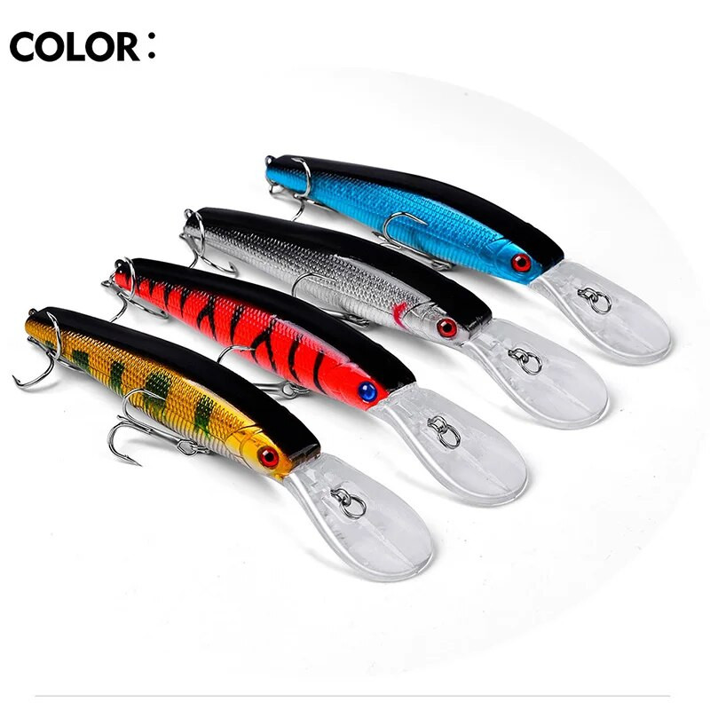 1kom plutajući vobleri, mamci za pecanje, 12,5 cm, 13,5 g, jerkbait za dubinsko ronjenje, umjetni, tvrdi mamac za lov na bas štuku