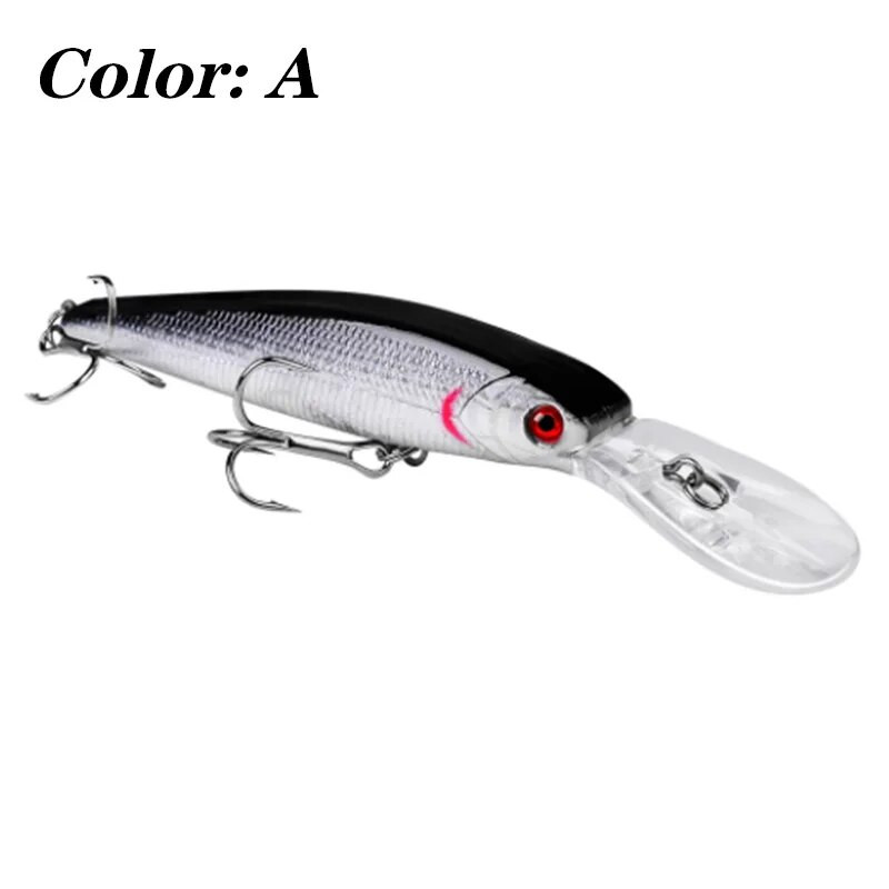 1kom plutajući vobleri, mamci za pecanje, 12,5 cm, 13,5 g, jerkbait za dubinsko ronjenje, umjetni, tvrdi mamac za lov na bas štuku