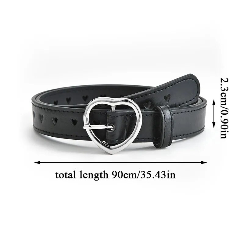 Lastevöö Lastele armas virsikuvärvi südamega pandlaga kunstnahast rihmad tüdrukutele armassüdameaasaga läbivõre vöörihm, tugev vöörihm