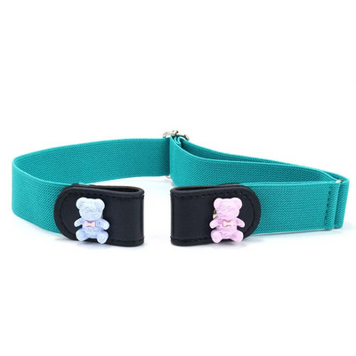 Παιδική Ζώνη Lazy New Fashion Cartoon DIY καρό ελαστικές ζώνες από καμβά για παιδιά Ευέλικτο αόρατο τζιν χωρίς ραφή ζώνη μέσης