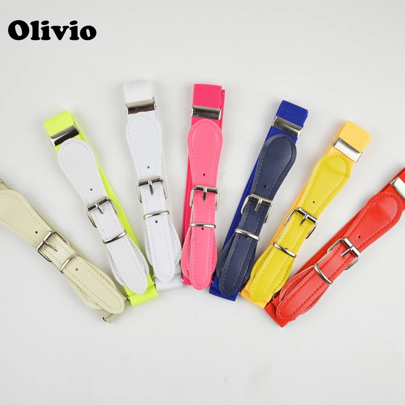 mood laste kommivöö tüdrukute/poiste elastne vöörihm laste PU-nahast kvaliteetne valge punane hall rihmarihmad