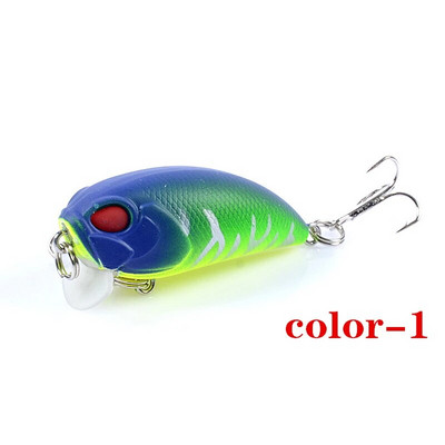 1tk Crankbait-püügilant 5cm 7,2g ujuv vändaga voobler Isca tehisbass haug Hard Bait Pesca Jaapani kalastustarbed