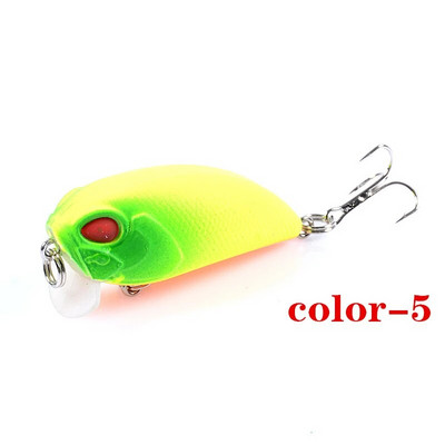 1tk Crankbait-püügilant 5cm 7,2g ujuv vändaga voobler Isca tehisbass haug Hard Bait Pesca Jaapani kalastustarbed