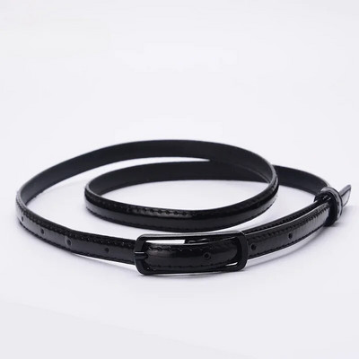 Curele de culoare bomboană pentru copii 1,2 cm Curele PU super-subțiri Curele ocazionale simple de culoare solidă Accesorii pentru îmbrăcăminte pentru fete