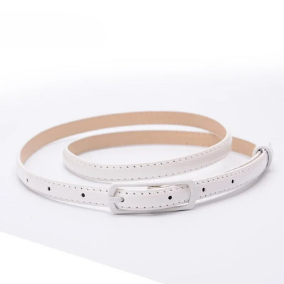 Curele de culoare bomboană pentru copii 1,2 cm Curele PU super-subțiri Curele ocazionale simple de culoare solidă Accesorii pentru îmbrăcăminte pentru fete