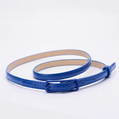 Curele de culoare bomboană pentru copii 1,2 cm Curele PU super-subțiri Curele ocazionale simple de culoare solidă Accesorii pentru îmbrăcăminte pentru fete