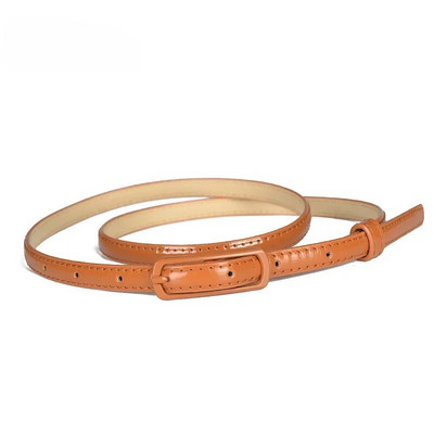 Curele de culoare bomboană pentru copii 1,2 cm Curele PU super-subțiri Curele ocazionale simple de culoare solidă Accesorii pentru îmbrăcăminte pentru fete