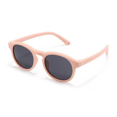 WarBlade Ochelari de soare polarizați, rotunzi, mici, ochelari de soare din silicon, flexibili, de siguranță pentru copii, 0-3 ani, băieți, fete, ochelari pentru bebeluși UV400