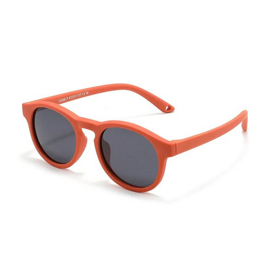 WarBlade Ochelari de soare polarizați, rotunzi, mici, ochelari de soare din silicon, flexibili, de siguranță pentru copii, 0-3 ani, băieți, fete, ochelari pentru bebeluși UV400