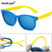 WarBlade Noi ochelari de soare polarizați pentru copii TR90 Ochelari de soare din silicon pentru băieți și fete Ochelari de soare pentru copii în aer liber Ochelari de protecție UV400