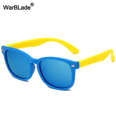 WarBlade Noi ochelari de soare polarizați pentru copii TR90 Ochelari de soare din silicon pentru băieți și fete Ochelari de soare pentru copii în aer liber Ochelari de protecție UV400