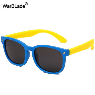 WarBlade Noi ochelari de soare polarizați pentru copii TR90 Ochelari de soare din silicon pentru băieți și fete Ochelari de soare pentru copii în aer liber Ochelari de protecție UV400