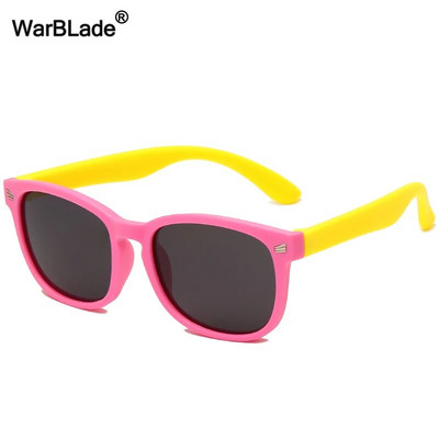 WarBlade Noi ochelari de soare polarizați pentru copii TR90 Ochelari de soare din silicon pentru băieți și fete Ochelari de soare pentru copii în aer liber Ochelari de protecție UV400