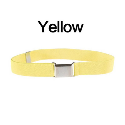 Ρυθμιζόμενη ζώνη για παιδιά Παιδιά Stretch ελαστική καμβά ζώνη μέσης αγόρια κορίτσια Παντελόνια παντελόνια παντελόνια με αγκράφες Ζώνες