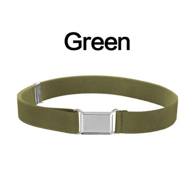 Ρυθμιζόμενη ζώνη για παιδιά Παιδιά Stretch ελαστική καμβά ζώνη μέσης αγόρια κορίτσια Παντελόνια παντελόνια παντελόνια με αγκράφες Ζώνες