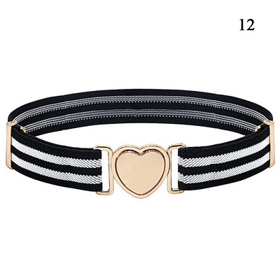 Lainepunktiga triibuline vöörihm Tähemustriga veniv vöörihm Laste elastne vöö Reguleeritav tüdrukute südamekujuline pannal lastevöö