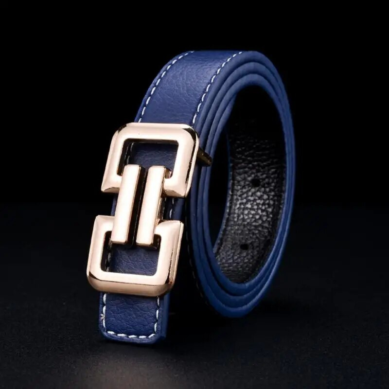 LIJIJIARU jauns luksusa dizaineru bērnu jostas zīmols augstas kvalitātes modes ikdienas džinsi sievietēm ādas josta zēnam/meitenei melna oranža zila