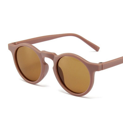 Ochelari de soare rotunzi, rotunzi, rotunzi, vintage, pentru copii, ochelari de soare pentru bebeluși, acrilici, UV400, ochelari de modă pentru copii