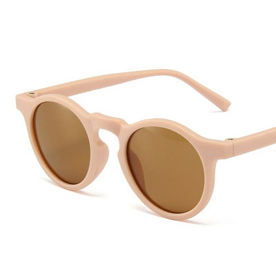 Ochelari de soare rotunzi, rotunzi, rotunzi, vintage, pentru copii, ochelari de soare pentru bebeluși, acrilici, UV400, ochelari de modă pentru copii