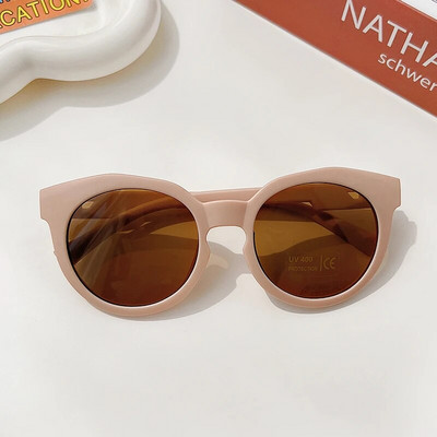 Ochelari de soare rotunzi, rotunzi, rotunzi, vintage, pentru copii, ochelari de soare pentru bebeluși, acrilici, UV400, ochelari de modă pentru copii