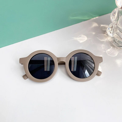 Ochelari de soare rotunzi, rotunzi, rotunzi, vintage, pentru copii, ochelari de soare pentru bebeluși, acrilici, UV400, ochelari de modă pentru copii